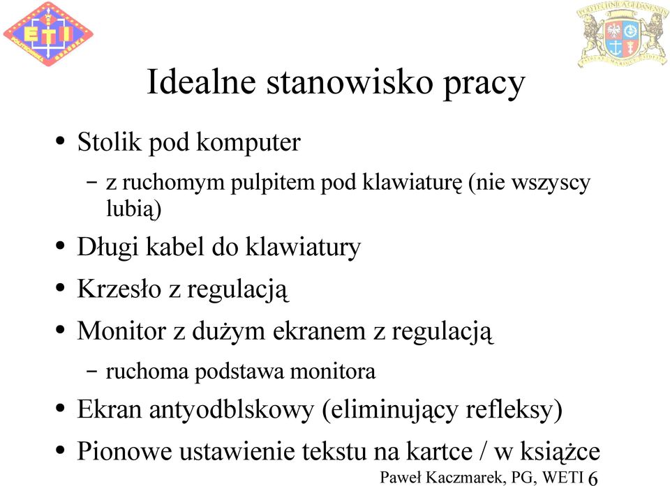 regulacją Monitor z dużym ekranem z regulacją ruchoma podstawa monitora