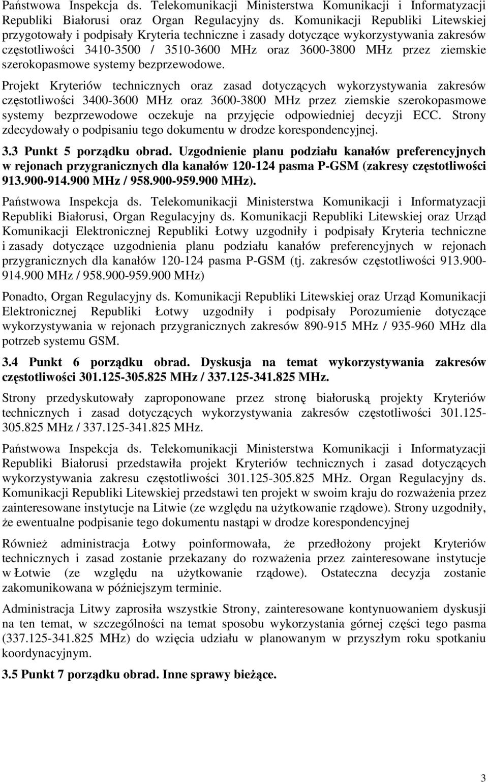 szerokopasmowe systemy bezprzewodowe.