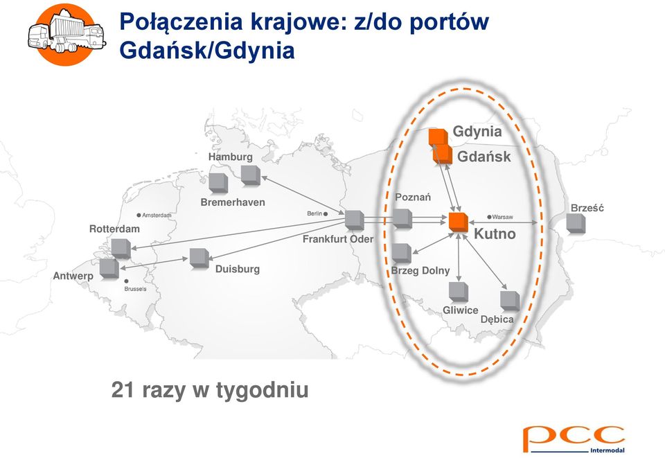 Brześć Rotterdam Frankfurt Oder Kutno Antwerp
