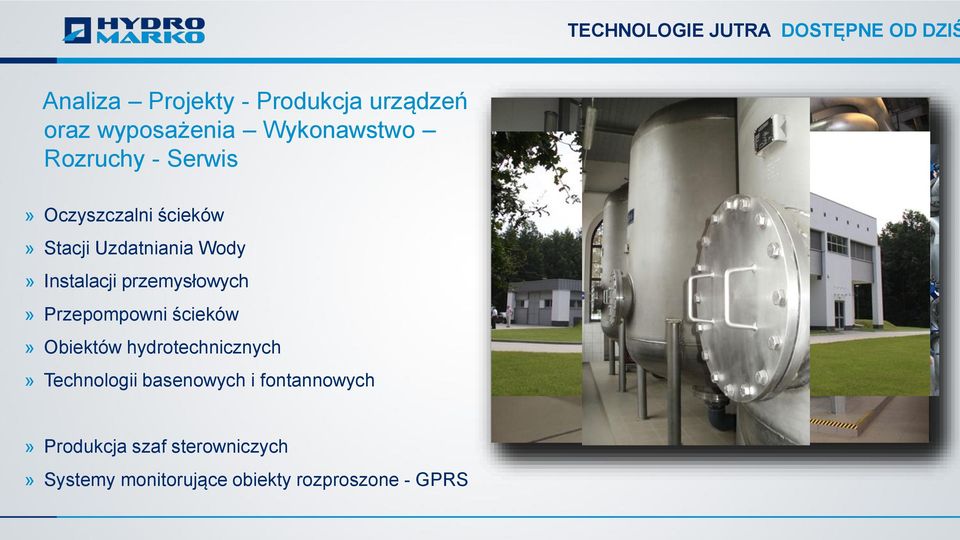 Przepompowni ścieków» Obiektów hydrotechnicznych» Technologii basenowych i