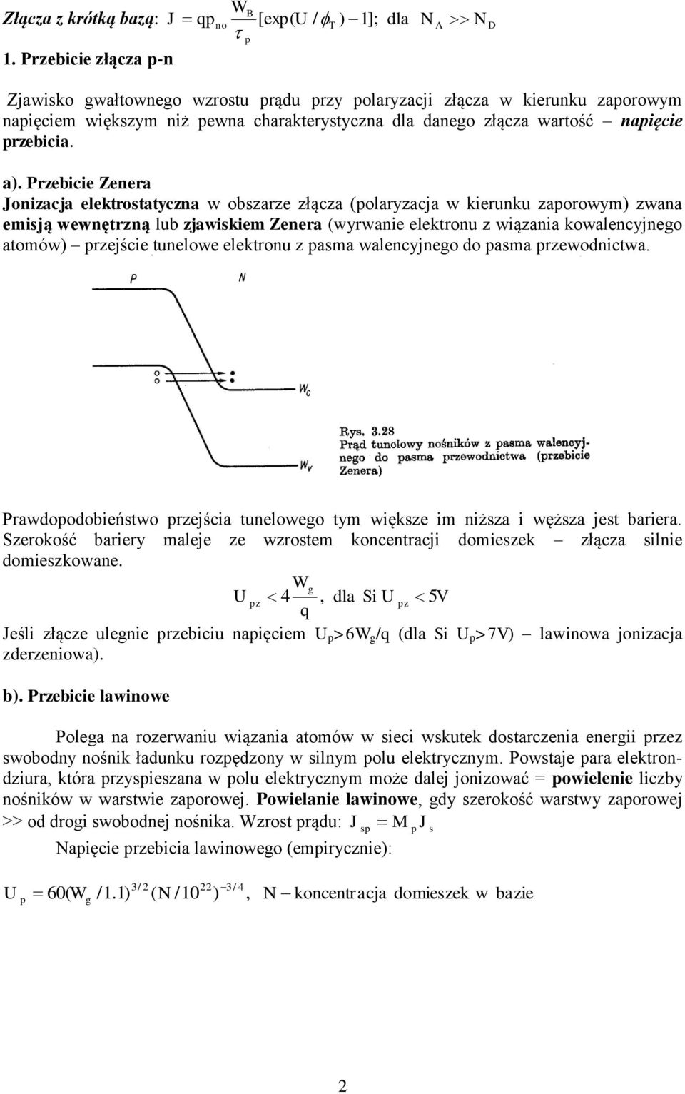 naięcie rzebicia. a).