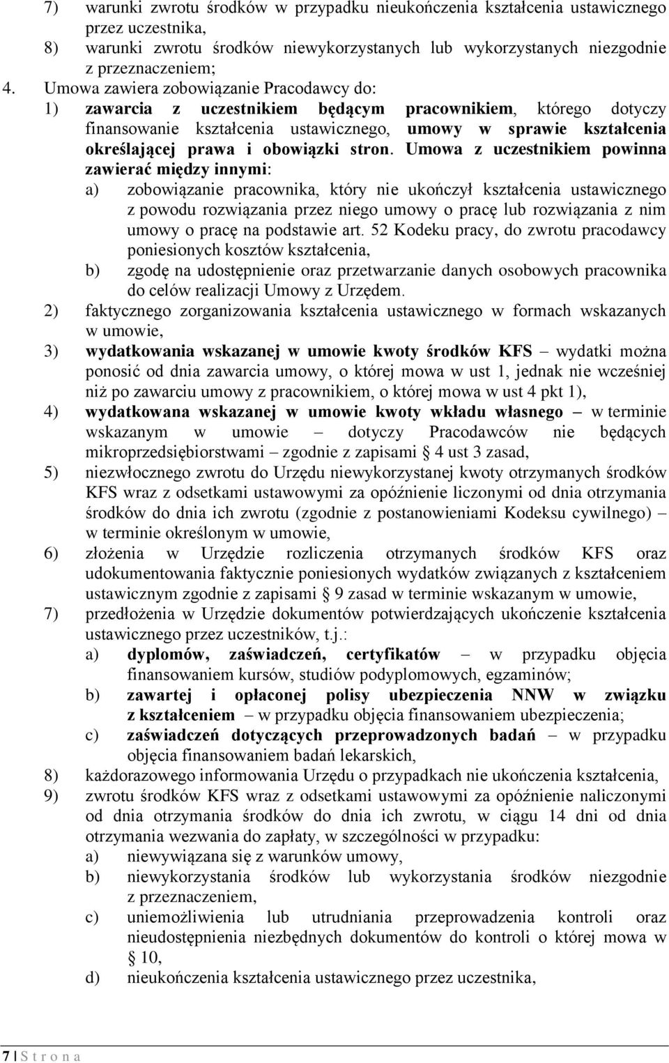 obowiązki stron.
