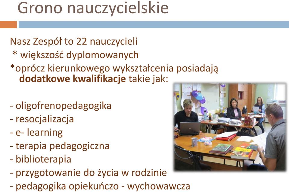 oligofrenopedagogika - resocjalizacja - e- learning - terapia pedagogiczna -