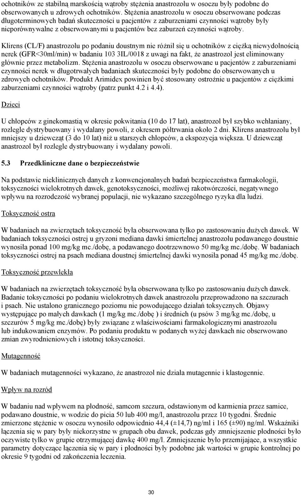 czynności wątroby.