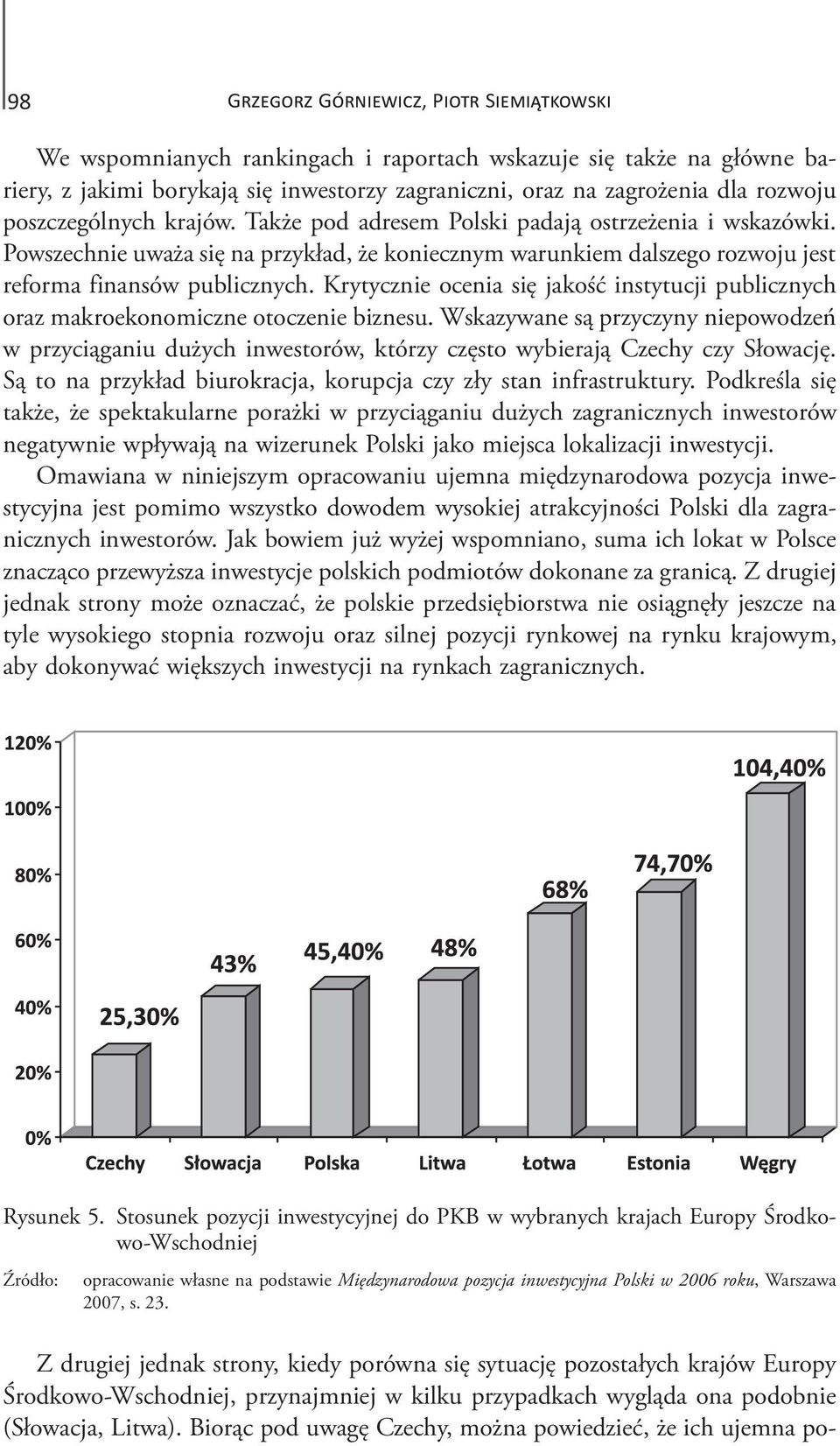 Krytycznie ocenia się jakość instytucji publicznych oraz makroekonomiczne otoczenie biznesu.
