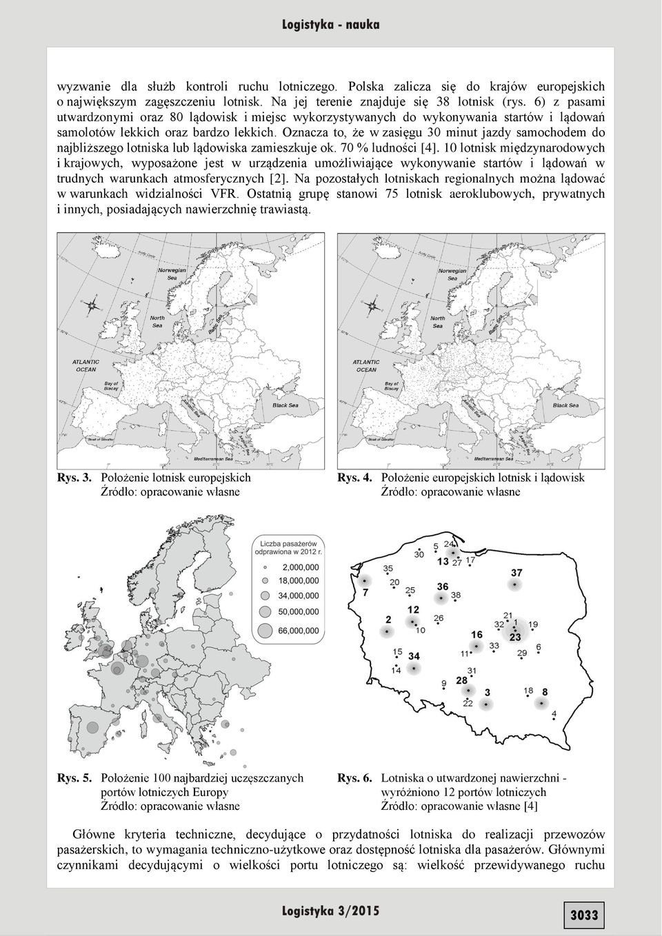 Oznacza to, że w zasięgu 30 minut jazdy samochodem do najbliższego lotniska lub lądowiska zamieszkuje ok. 70 % ludności [4].