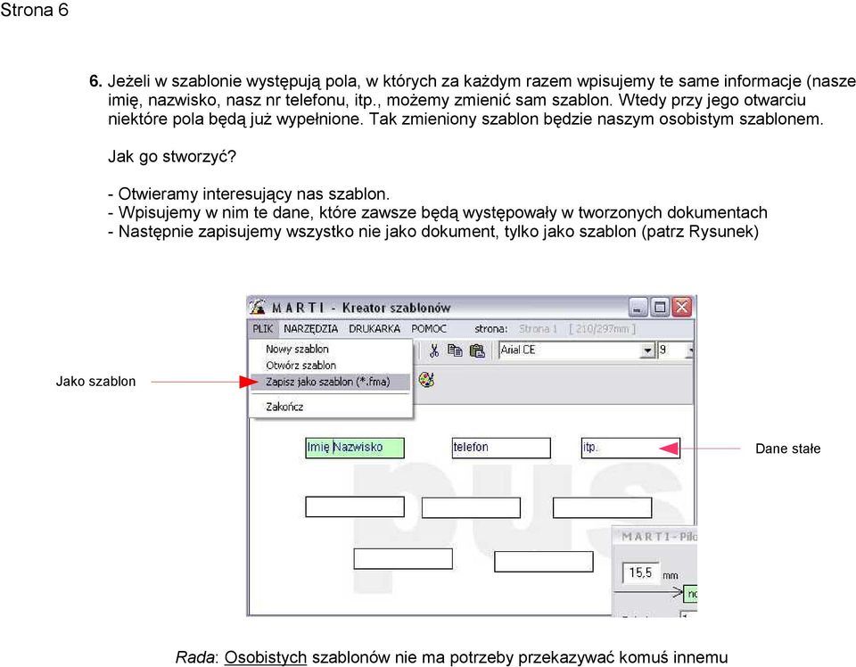 Jak go stworzyć? - Otwieramy interesujący nas szablon.