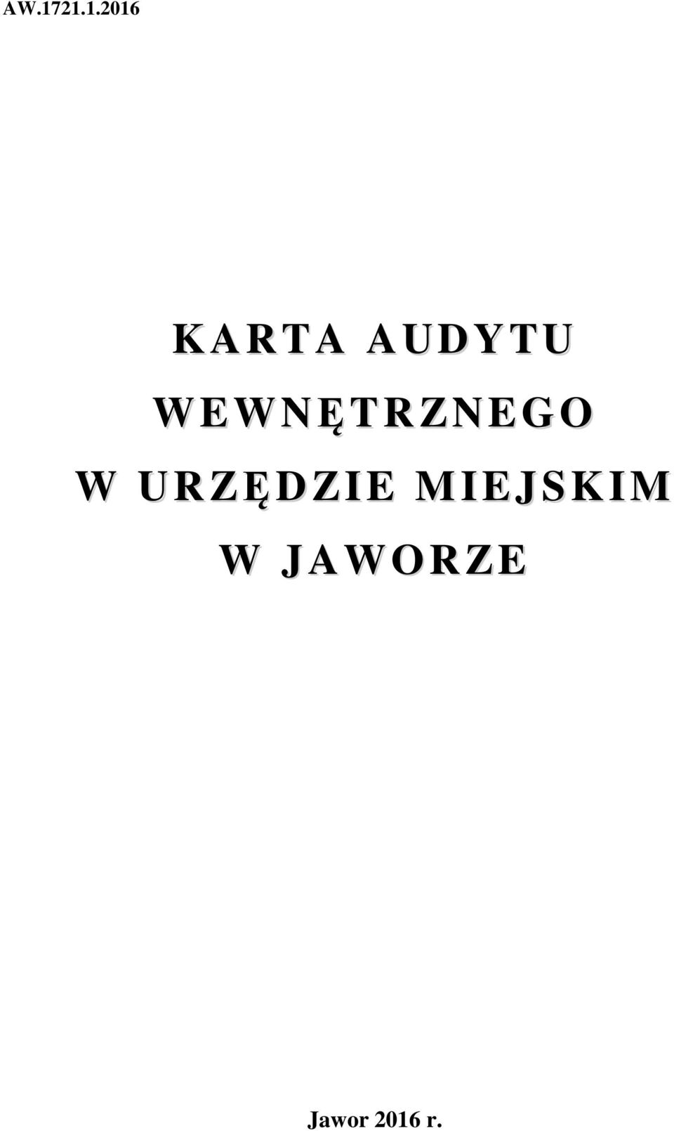 W URZĘDZIE MIEJSKIM
