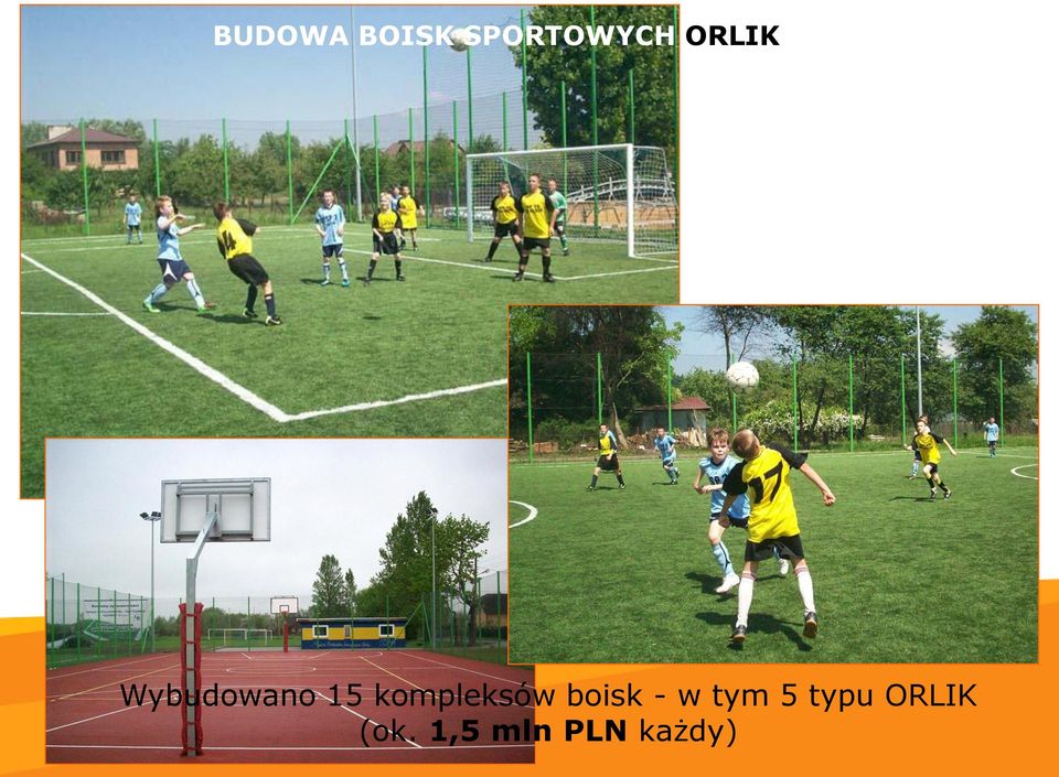 kompleksów boisk - w tym 5