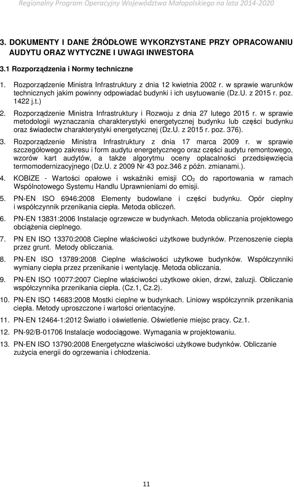 Rozporządzenie Ministra Infrastruktury i Rozwoju z dnia 27 lutego 2015 r.