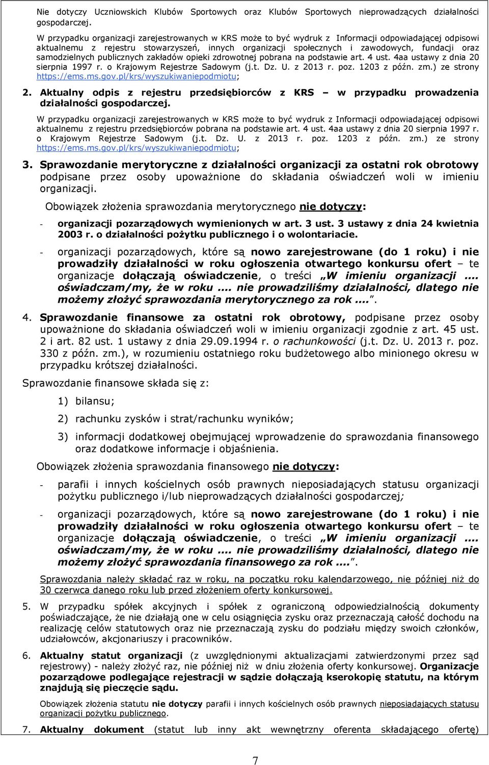 samodzielnych publicznych zakładów opieki zdrowotnej pobrana na podstawie art. 4 ust. 4aa ustawy z dnia 20 sierpnia 1997 r. o Krajowym Rejestrze Sadowym (j.t. Dz. U. z 2013 r. poz. 1203 z późn. zm.