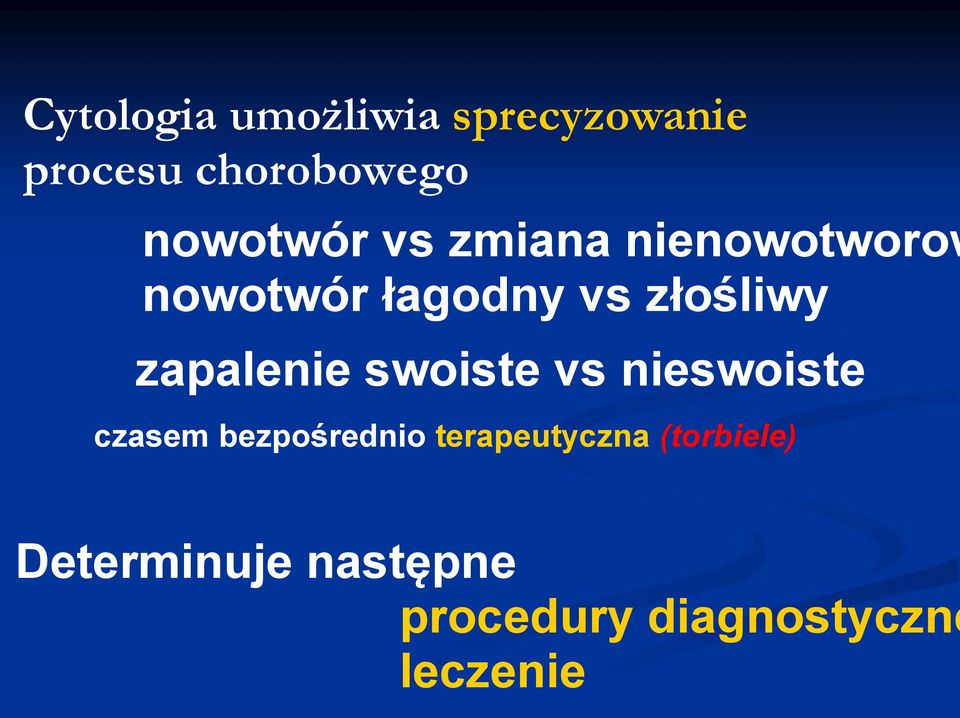 zapalenie swoiste vs nieswoiste czasem bezpośrednio