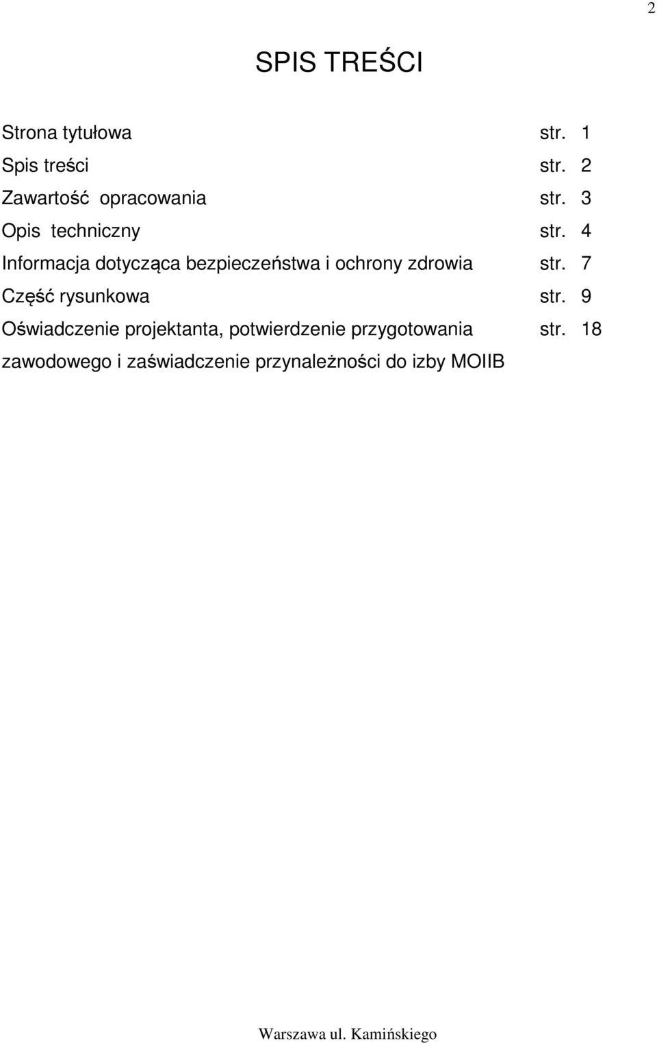 4 Informacja dotycząca bezpieczeństwa i ochrony zdrowia str.