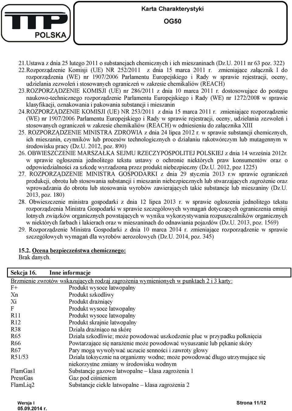 23. ROZPORZĄDZENIE KOMISJI (UE) nr 286/2011 z dnia 10 marca 2011 r.