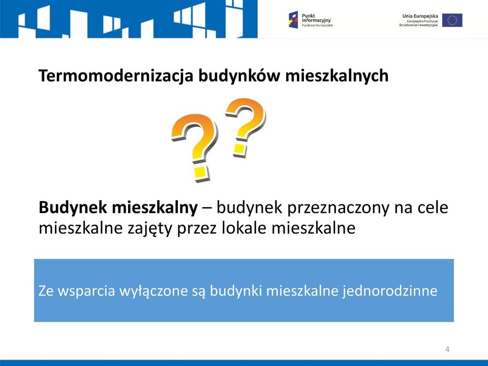 mieszkalne zajęty przez lokale mieszkalne Ze