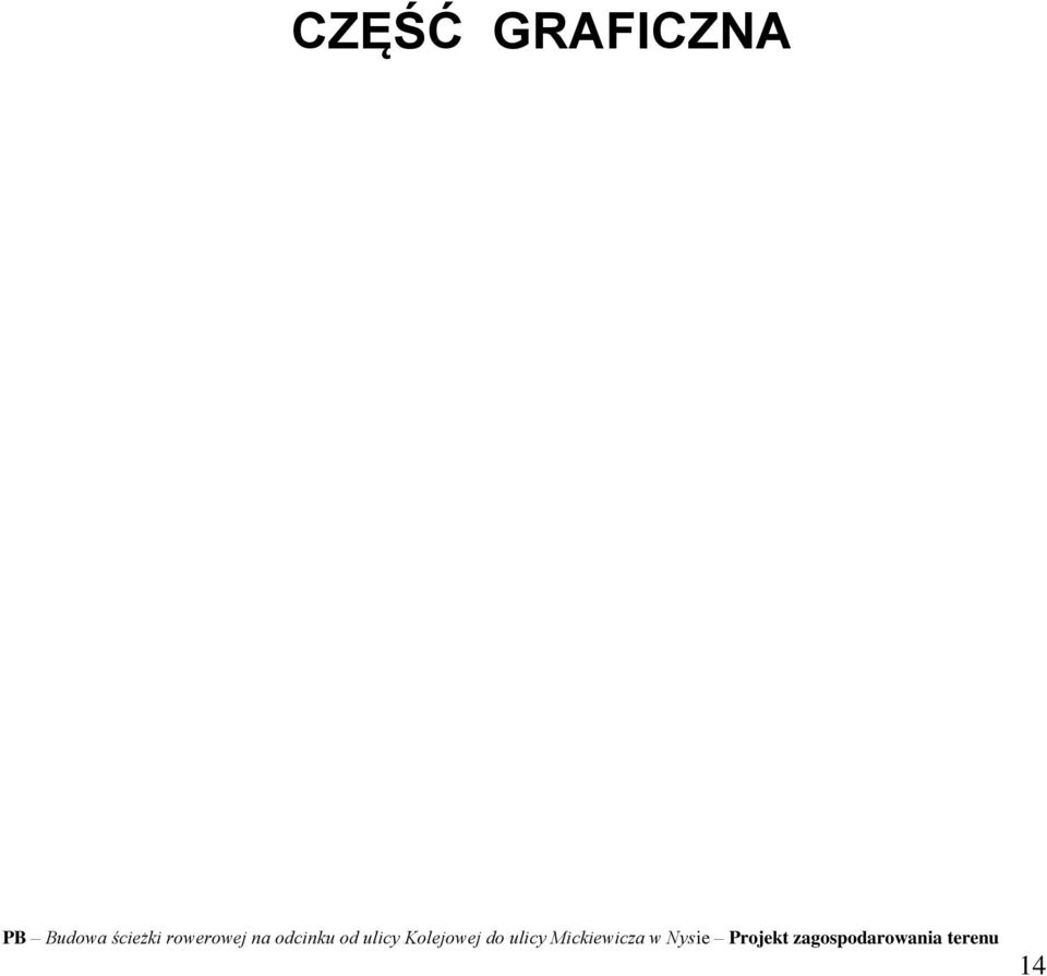 Kolejowej do ulicy Mickiewicza w