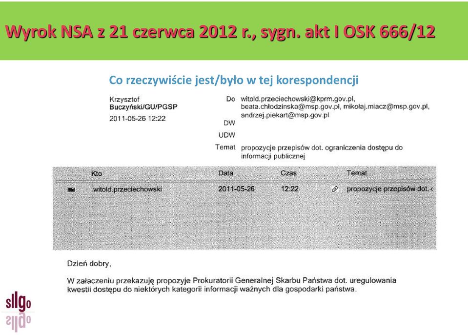 akt I OSK 666/12 Co