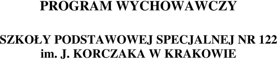 SPECJALNEJ NR 122 im.