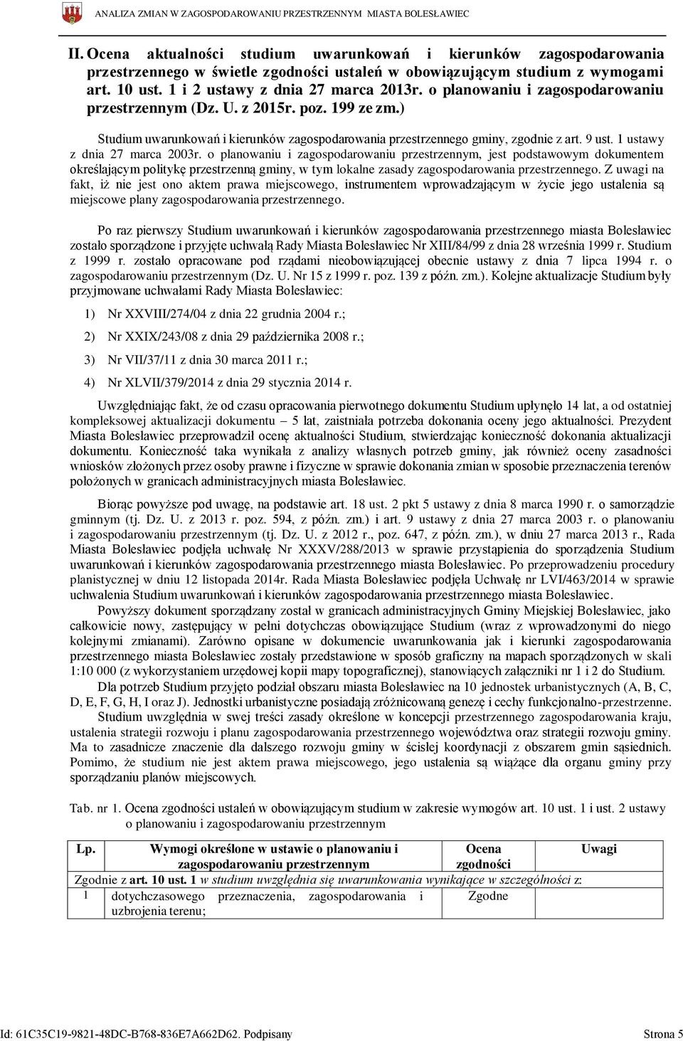 o planowaniu i zagospodarowaniu przestrzennym, jest podstawowym dokumentem określającym politykę przestrzenną gminy, w tym lokalne zasady.