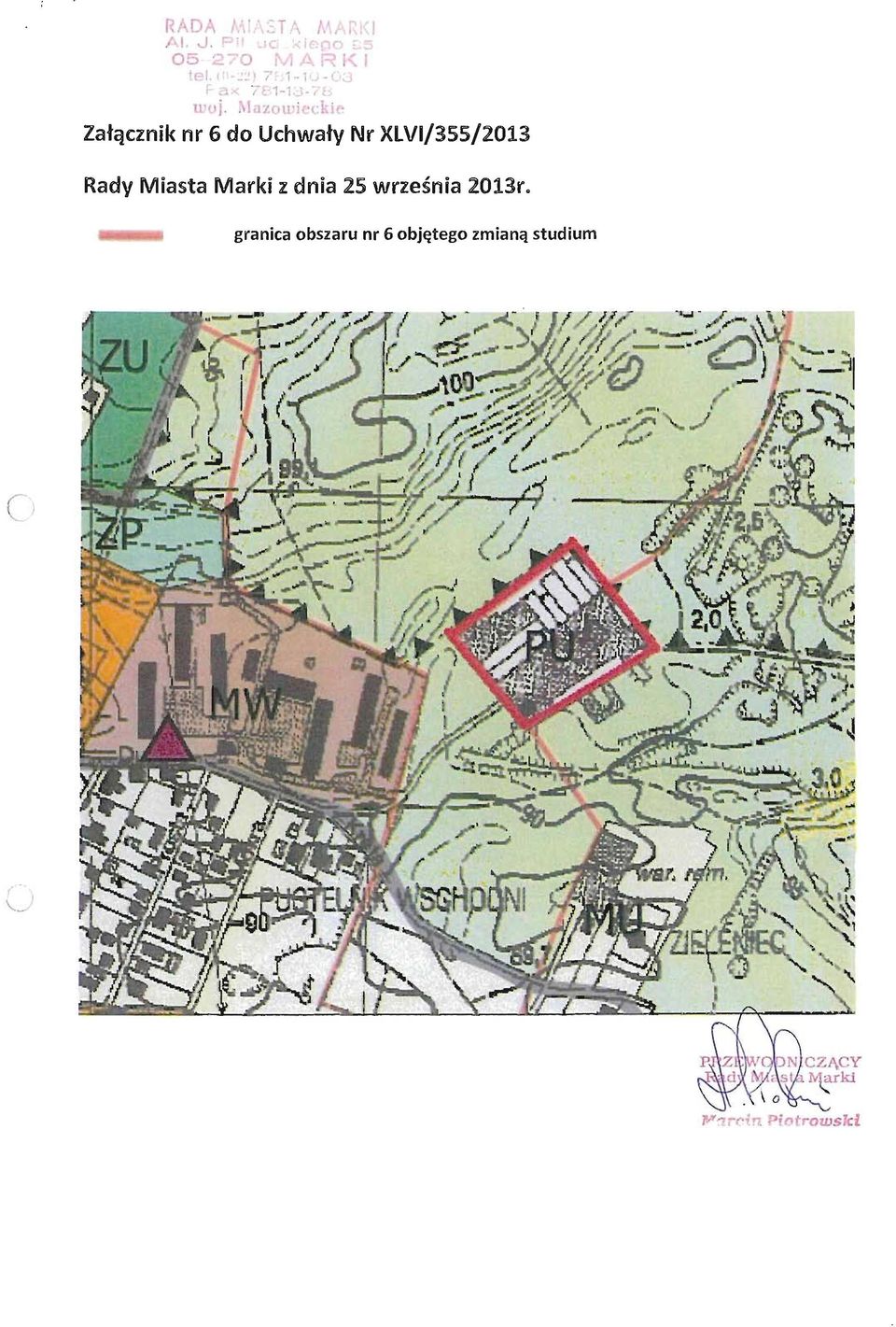 '< 7 :1-123- -lel mojo l\iazowieckl- Zatqcznik nr 6 do Uchwaty Nr