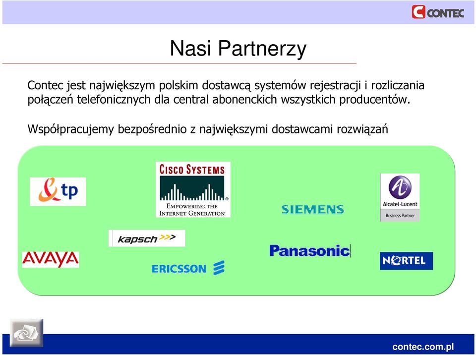 telefonicznych dla central abonenckich wszystkich