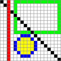 Tak reprezentowaną grafikę nazywamy rastrową lub bitmapową. Drugi sposób odwołuje się do opisu powstawania obrazka.