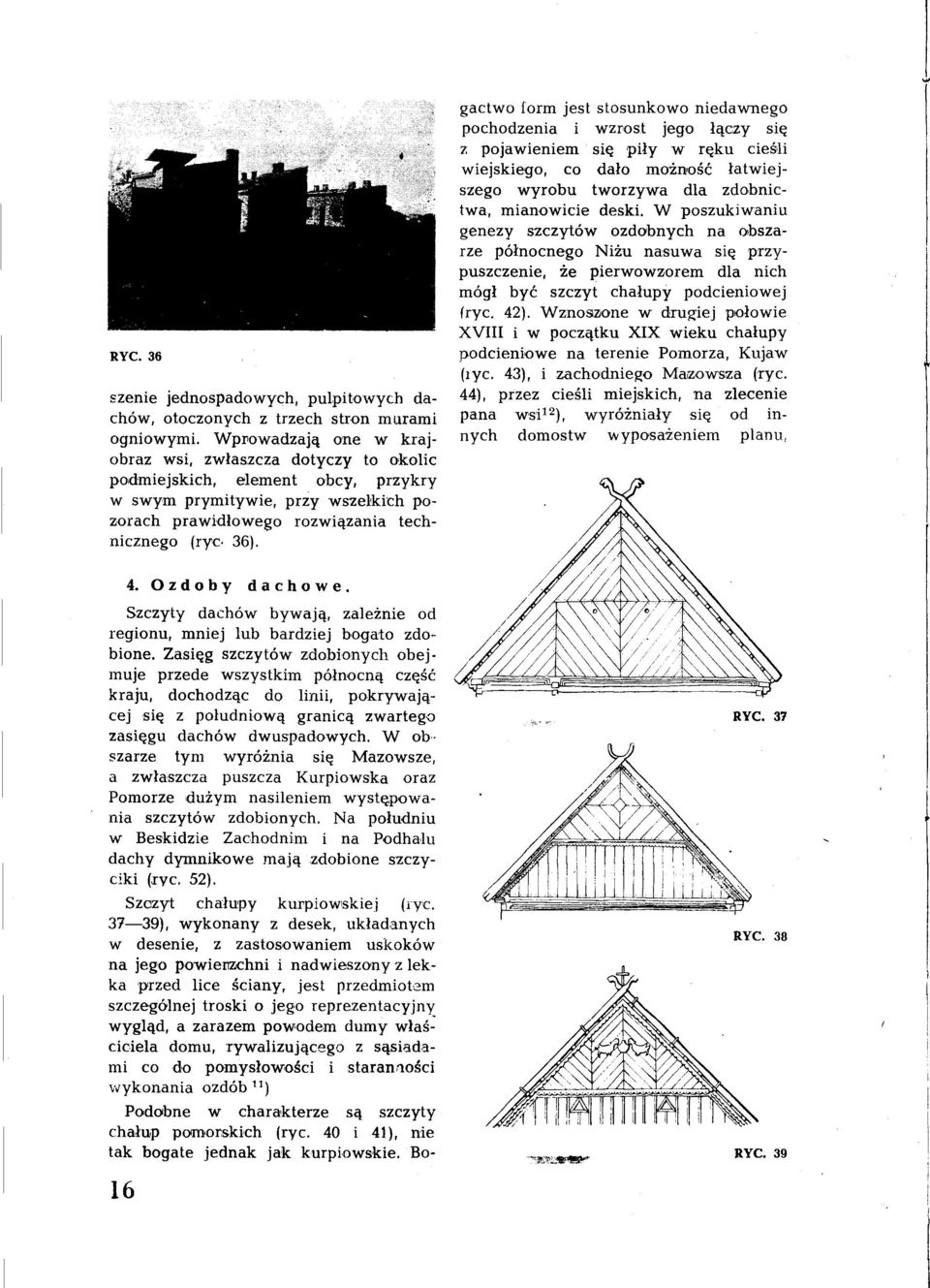 Szczyt chałupy kurpiowskiej (ryc.