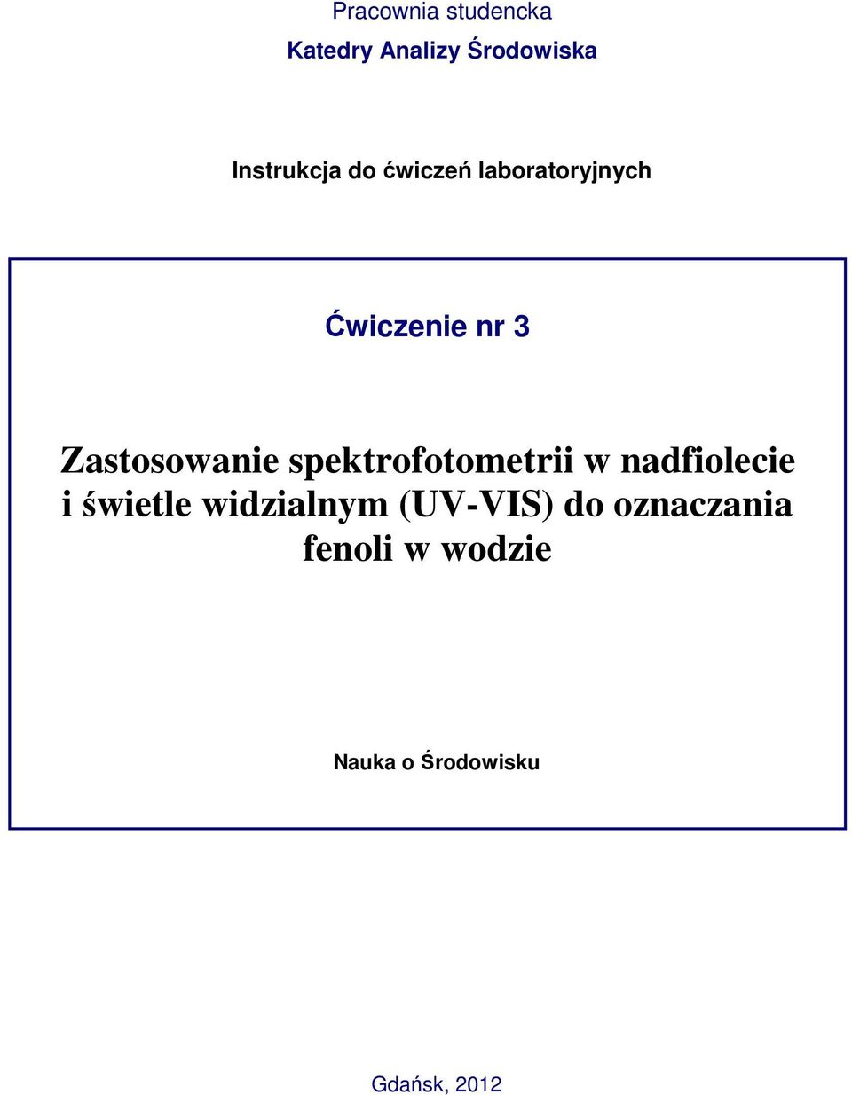 spektrofotometrii w nadfiolecie i świetle widzialnym