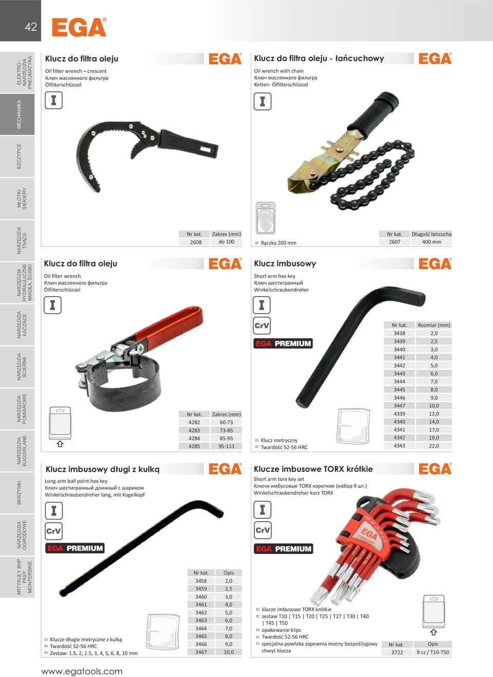 imbusowy Short arm hex key Ключ шестигранный Winkelschraubendreher Klucz imbusowy długi z kulką Long arm ball point hex key Ключ шестигранный длинный с шариком Winkelschraubendreher lang, mit