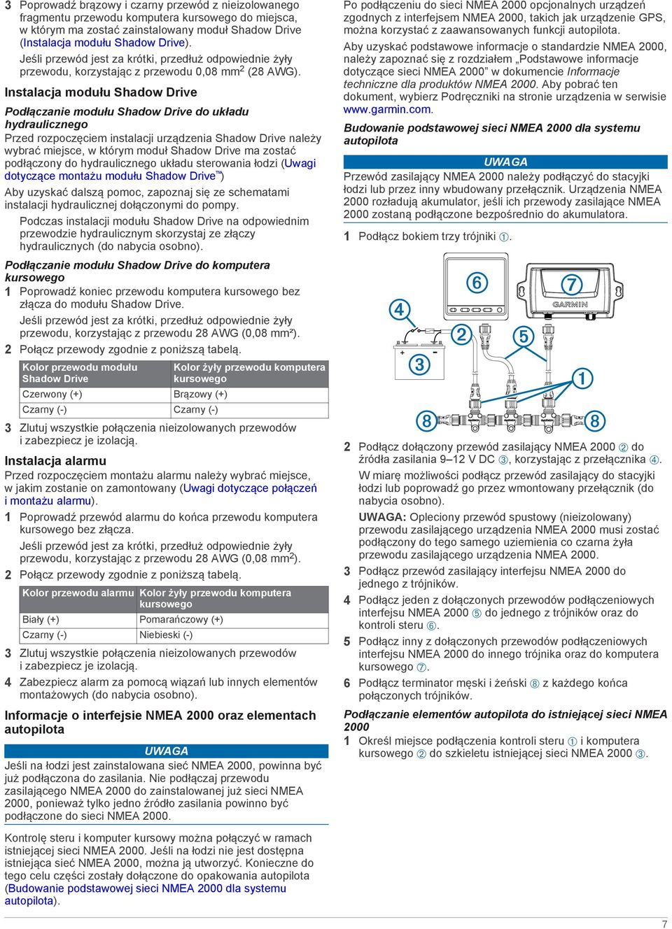 Instalacja modułu Shadow Drive Podłączanie modułu Shadow Drive do układu hydraulicznego Przed rozpoczęciem instalacji urządzenia Shadow Drive należy wybrać miejsce, w którym moduł Shadow Drive ma