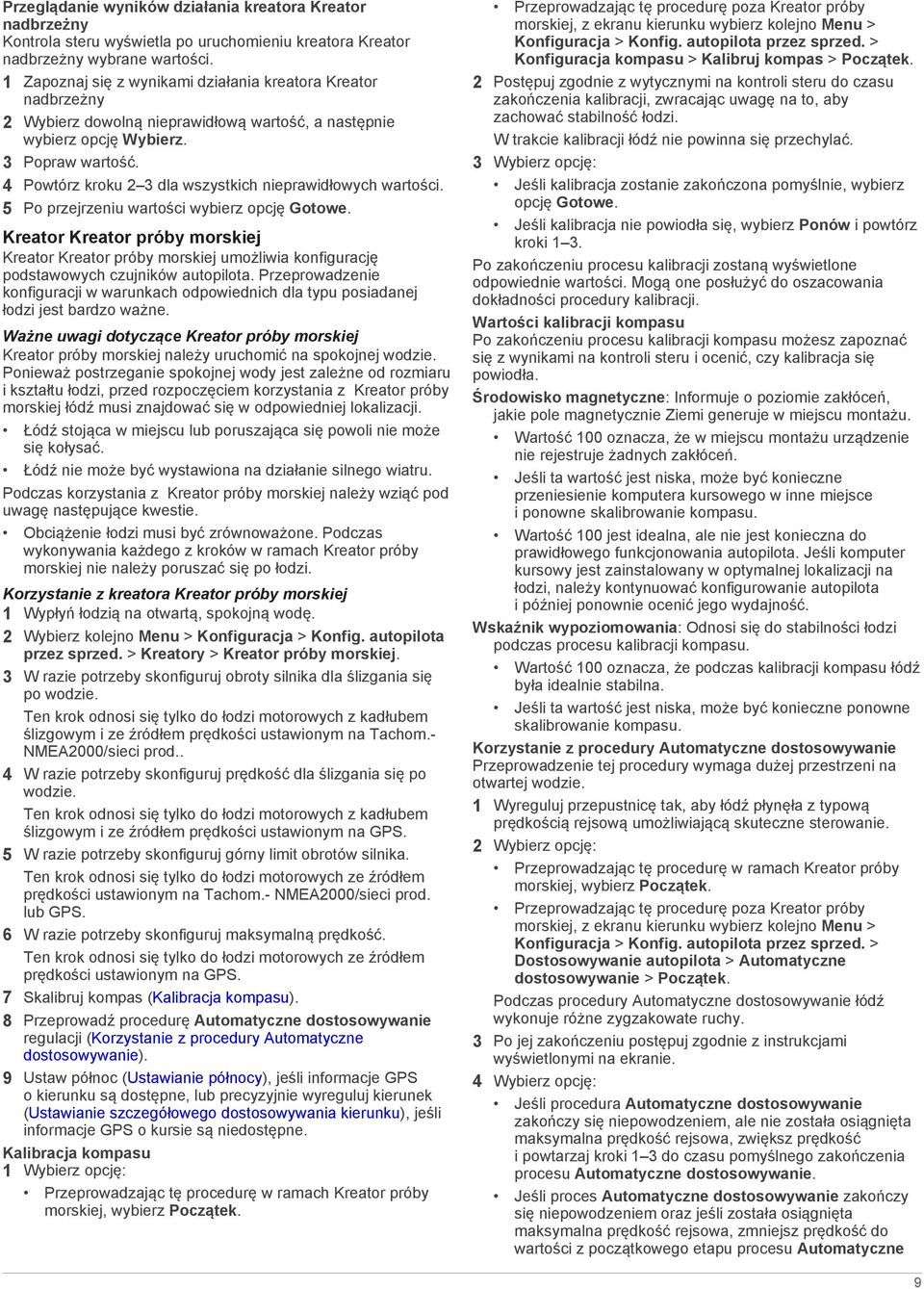 4 Powtórz kroku 2 3 dla wszystkich nieprawidłowych wartości. 5 Po przejrzeniu wartości wybierz opcję Gotowe.