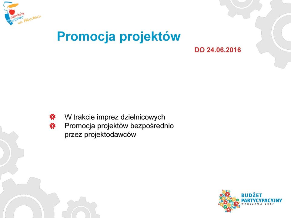 dzielnicowych Promocja