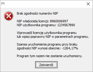 WAŻNE: W polu NIP musi być wpisany NIP Uniwersytetu Ekonomicznego.