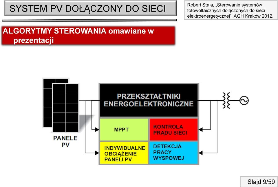 STEROWANIA omawiane