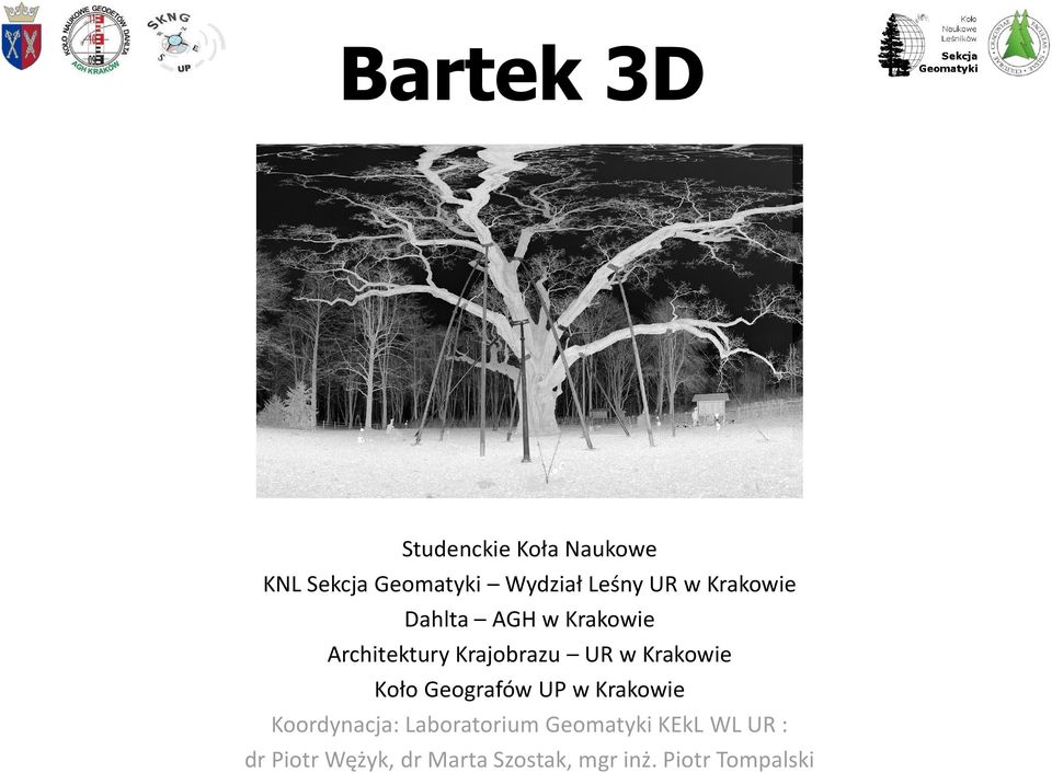 Krakowie Koło Geografów UP w Krakowie Koordynacja: Laboratorium