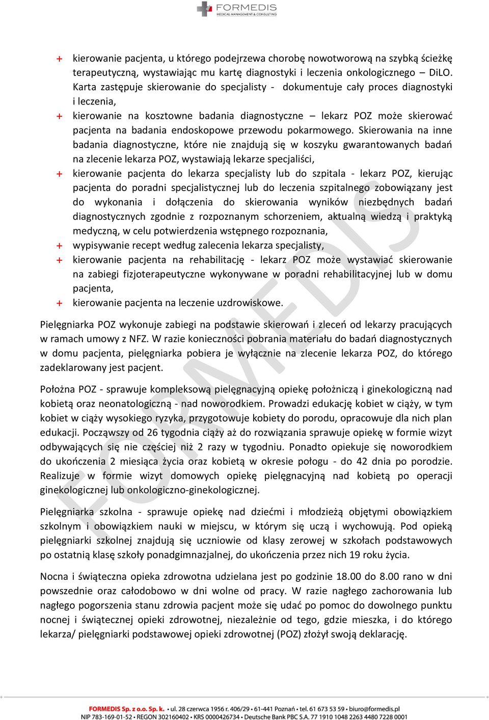 przewodu pokarmowego.