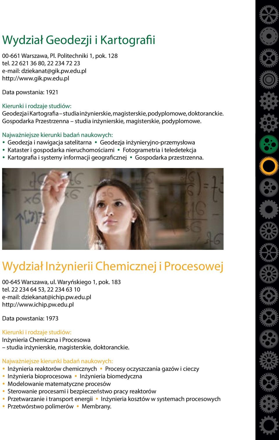 Gospodarka Przestrzenna studia inżynierskie, magisterskie, podyplomowe.