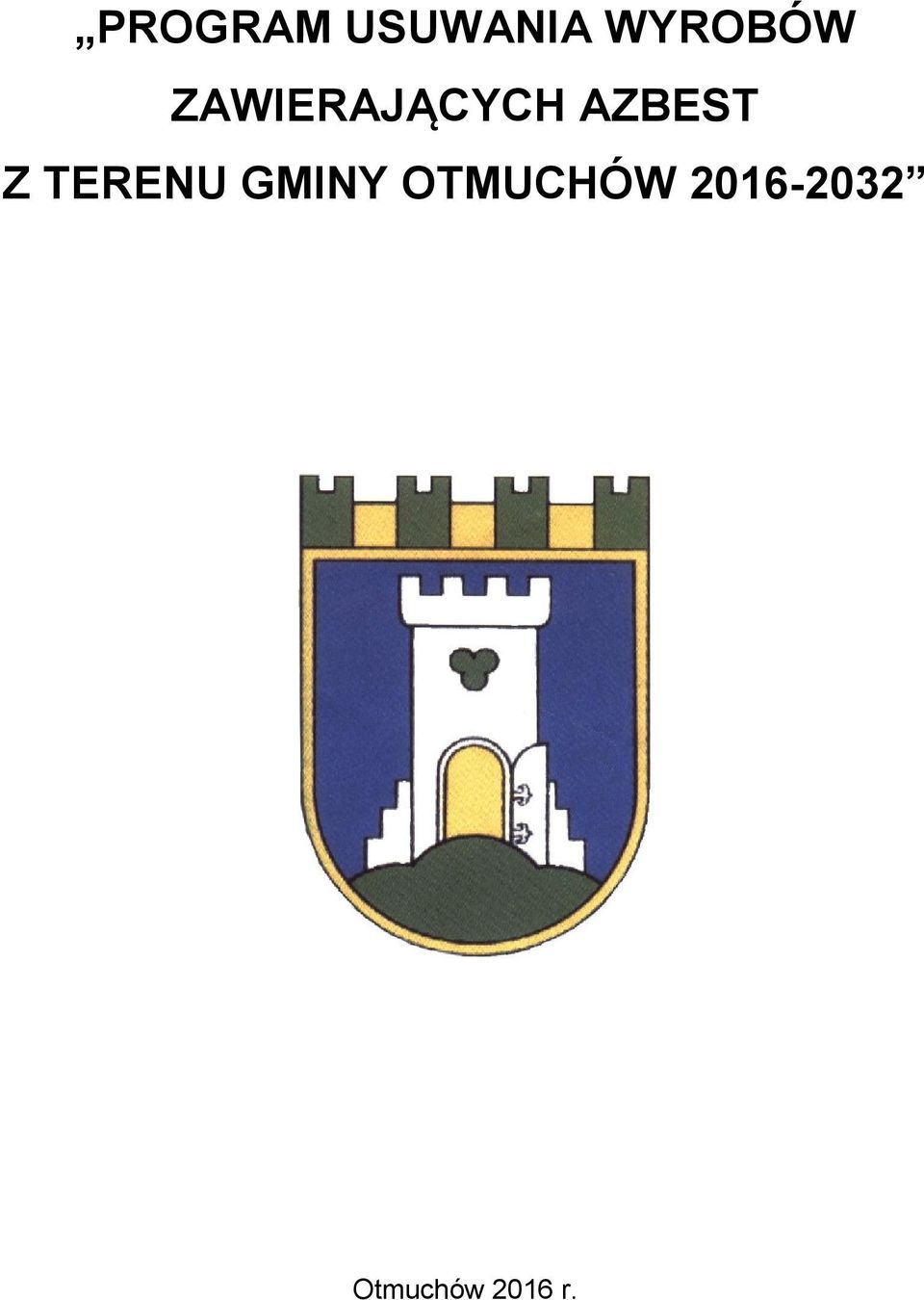 AZBEST Z TERENU GMINY