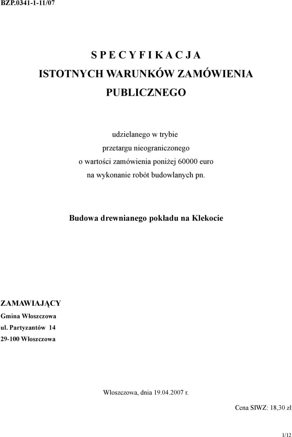 wykonanie robót budowlanych pn.