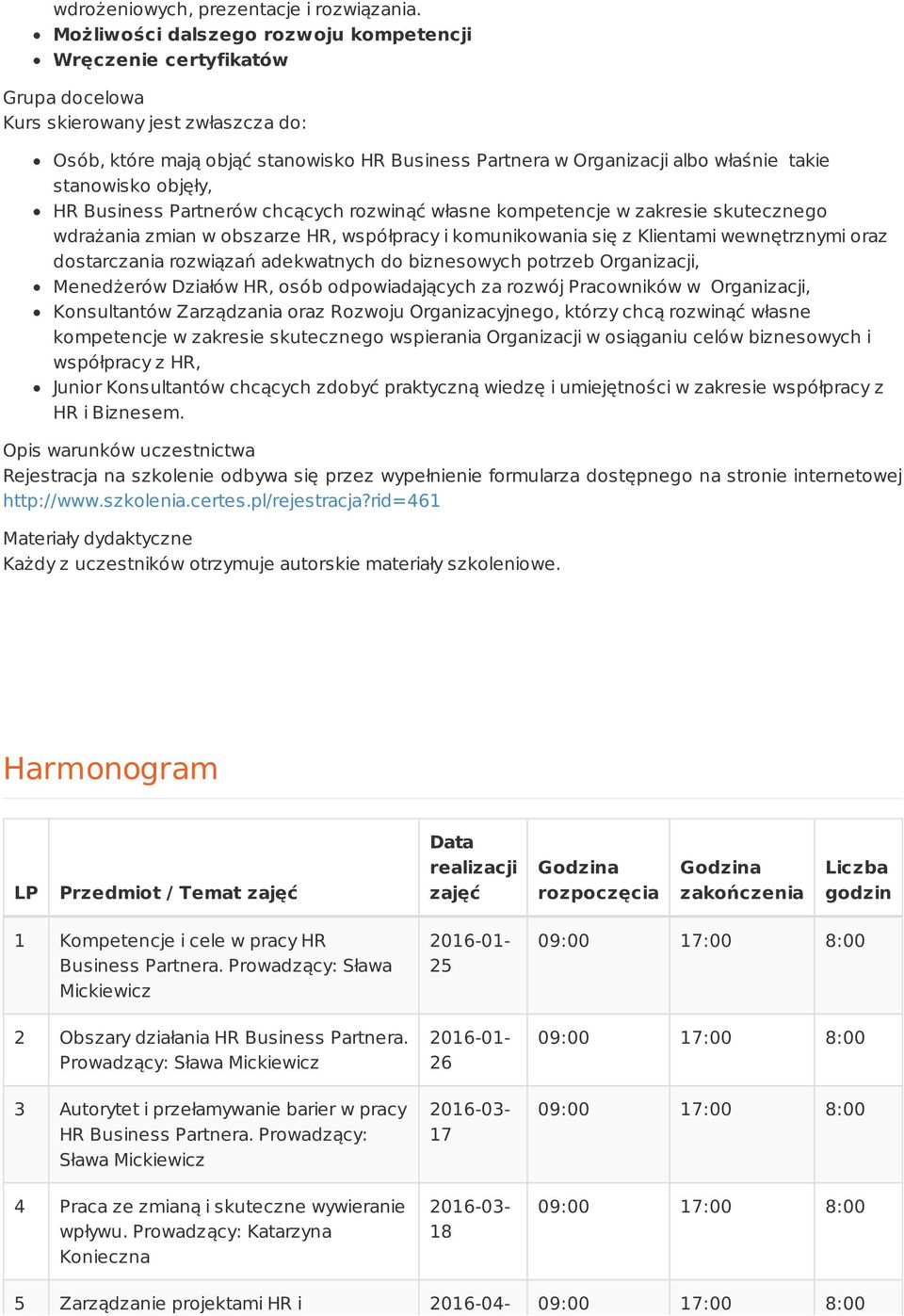 takie stanowisko objęły, HR Business Partnerów chcących rozwinąć własne kompetencje w zakresie skutecznego wdrażania zmian w obszarze HR, współpracy i komunikowania się z Klientami wewnętrznymi oraz