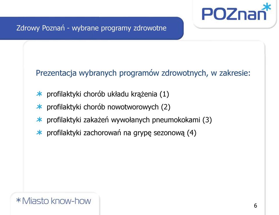 profilaktyki chorób nowotworowych (2) profilaktyki zakażeń