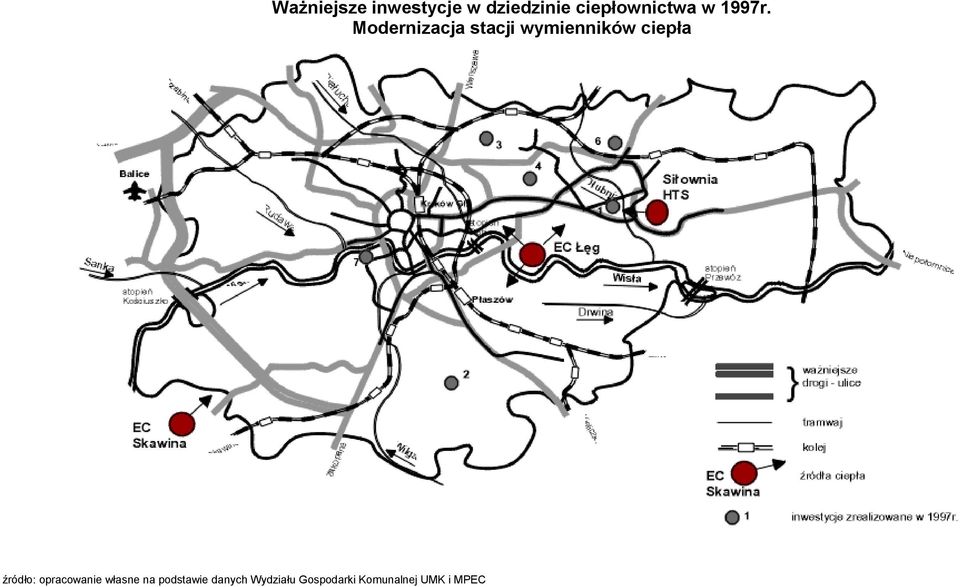 Ważniejsze inwestycje w dziedzinie