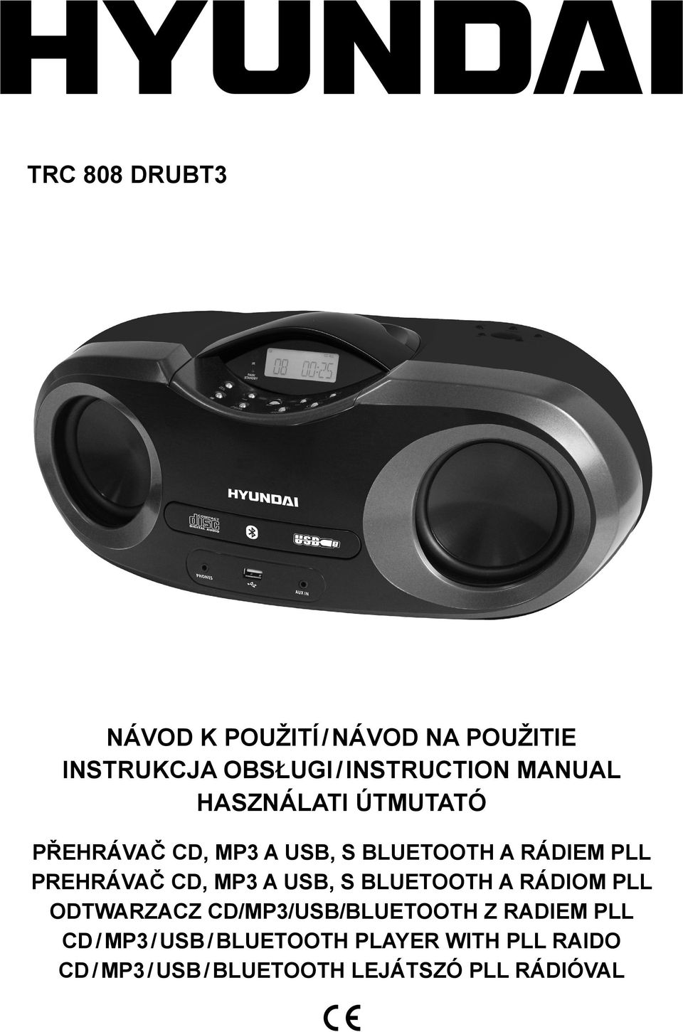 CD, MP3 a USB, s BLUETOOTH a RÁDIOM PLL ODTWARZACZ CD/MP3/USB/BLUETOOTH Z RADIEM PLL CD