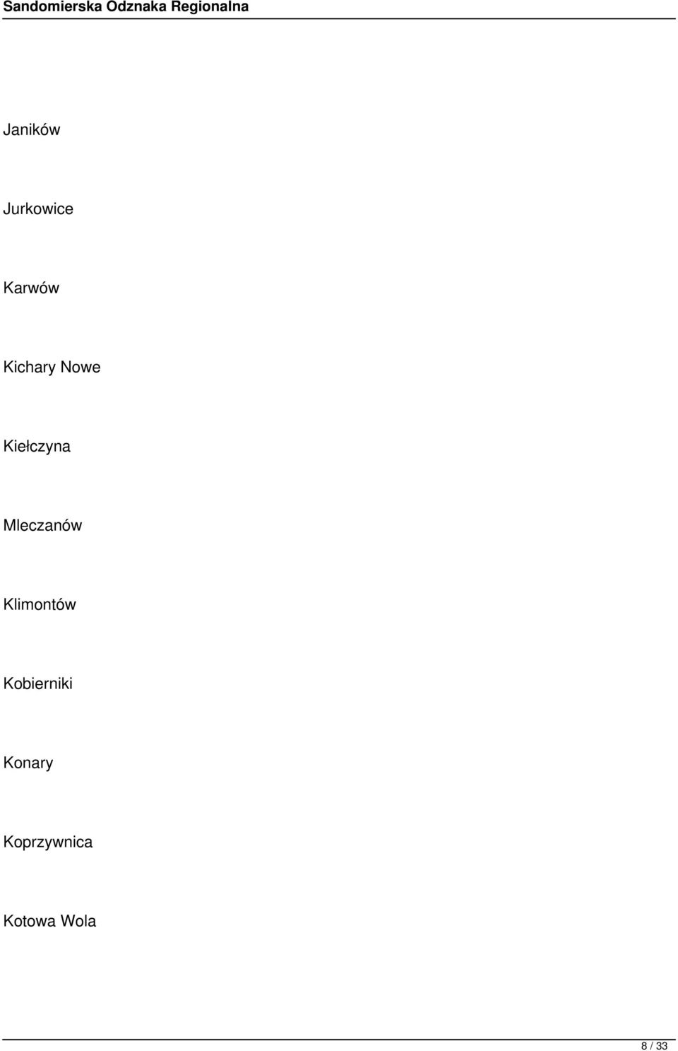 Mleczanów Klimontów
