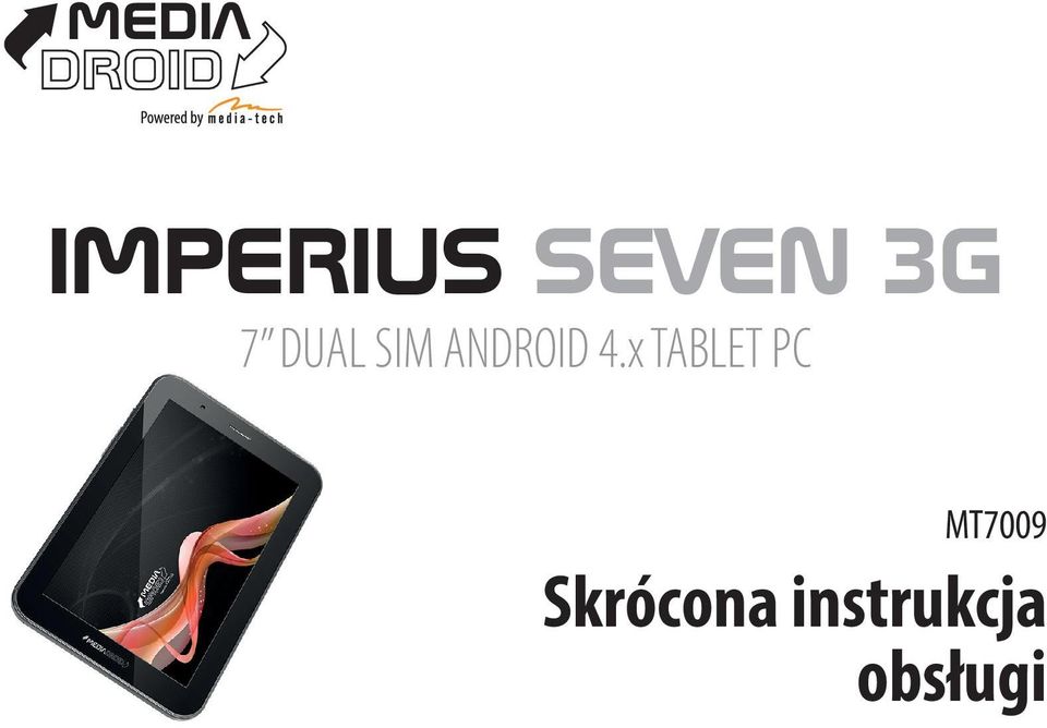 x TABLET PC MT7009