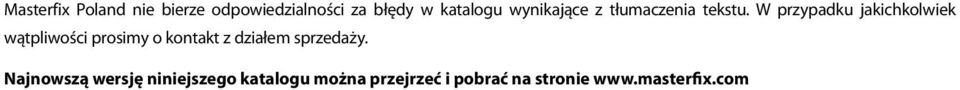 W przypadku jakichkowiek wątpiwości prosimy o kontakt z działem