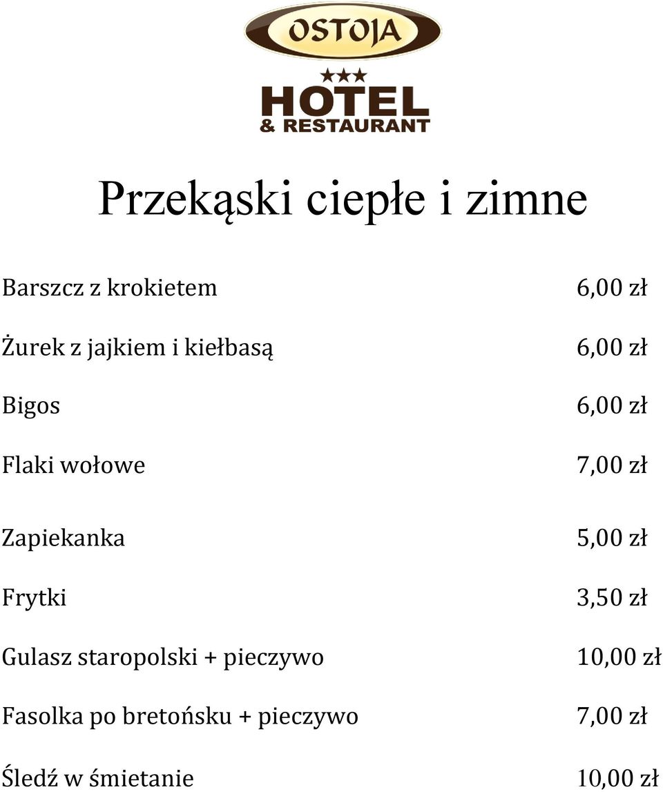 Zapiekanka Frytki Gulasz staropolski + pieczywo Fasolka po