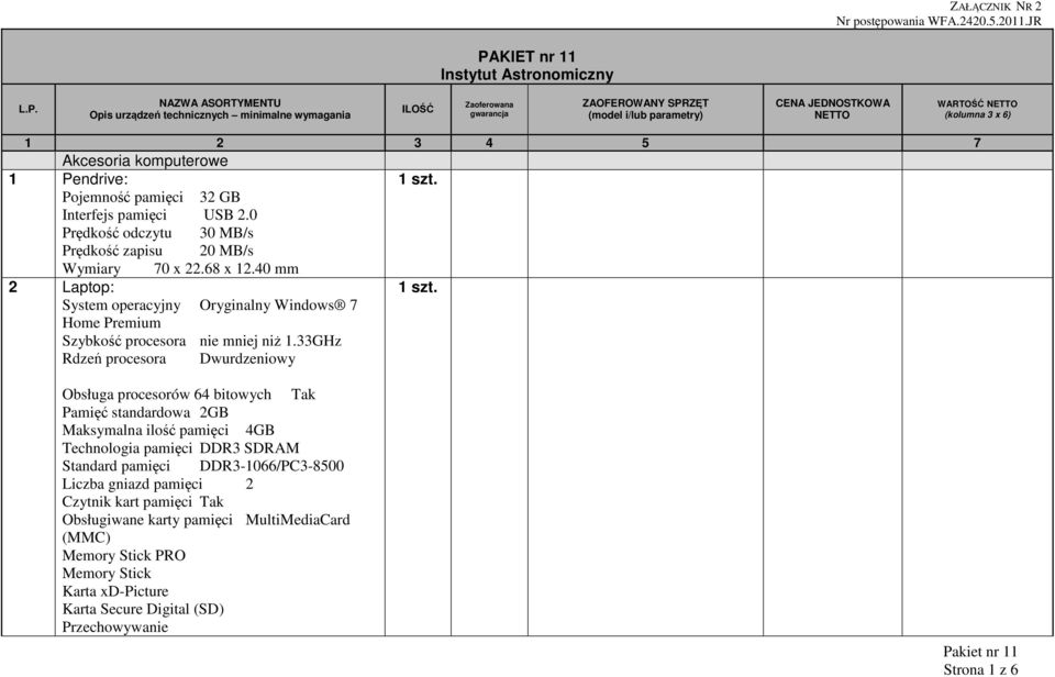 40 mm 2 Laptop: System operacyjny Oryginalny Windows 7 Home Premium Szybkość procesora nie mniej niż 1.