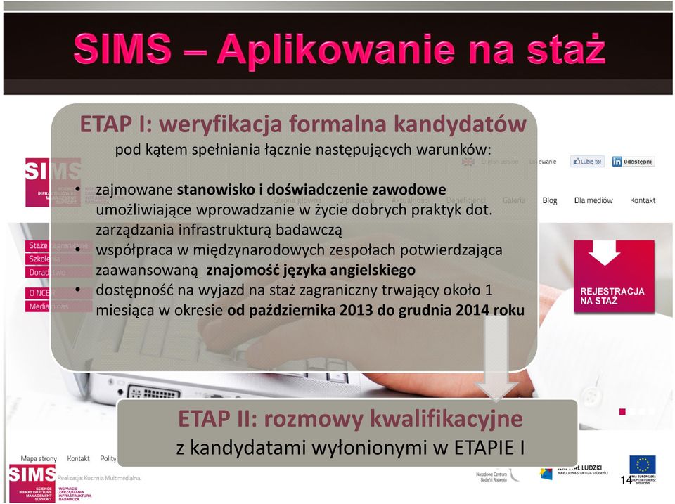 zarządzania infrastrukturą badawczą współpraca w międzynarodowych zespołach potwierdzająca zaawansowaną znajomość języka