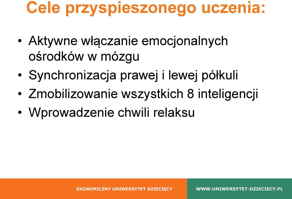 Synchronizacja prawej i lewej półkuli